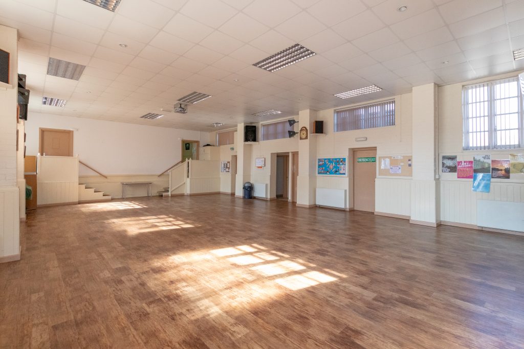 St Wilfrids Church Hall Looking Towards The Back Wall
